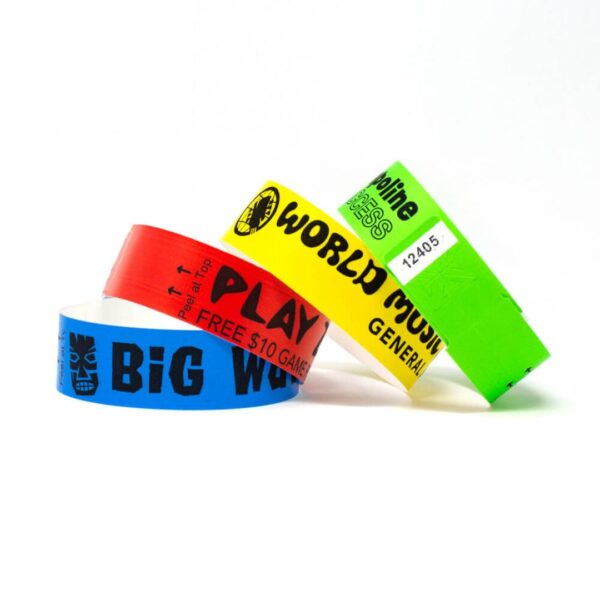 Printed Tyvek Paper Wristbands